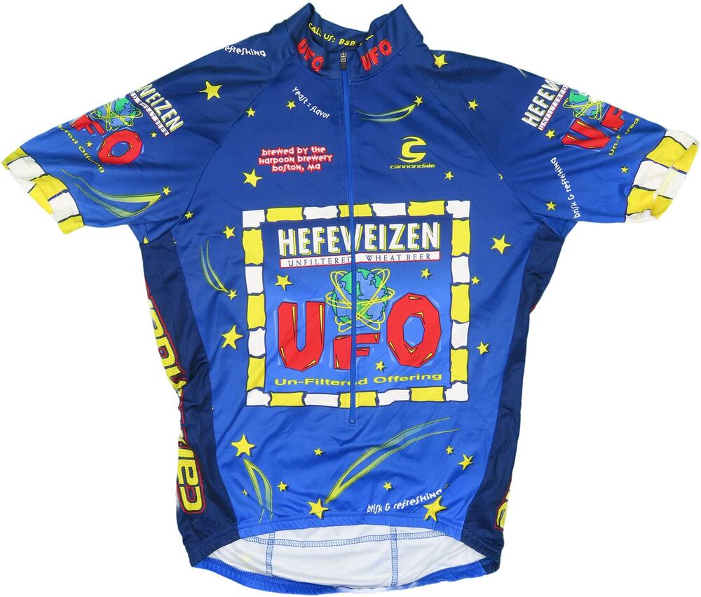 Cannondale Hefeweizen UFO Beer Cycling Jersey Medium